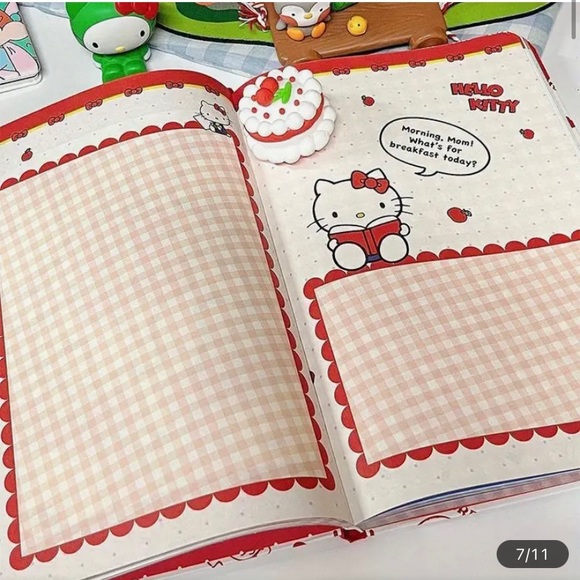 New Hardcover Sanrio Hello Kitty Journal Tablet - Picture 3 of 11